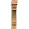 Ekena Millwork Olympic Block Rough Sawn Bracket w/ Offset Brace, Western Red Cedar, 8"W x 40"D x 44"H BKT0806X40X44OLY05RWR - alternate 4